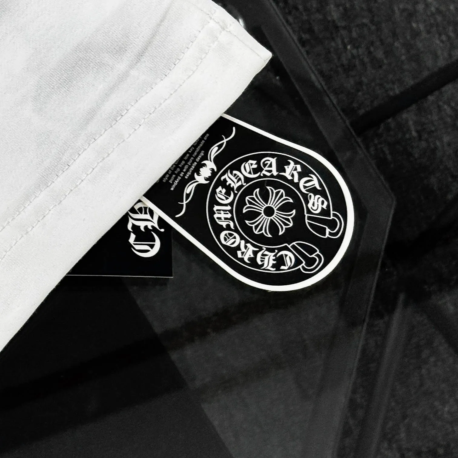 P180 Chrome Hearts 25 high version fabrics made of 300g high-density cotton, no deformation, no shrinkage, complete with three labels, same style for men and women, process: sleeve embroidery + digital printing, color: white, black, fluorescent green, SIZE: S-XL